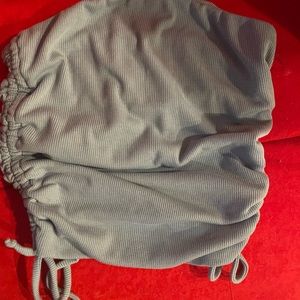 super cute blue tube top